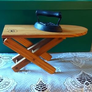 Boyd's Aunt Becky's Ol'Fashioned Ironing Board and Iron
